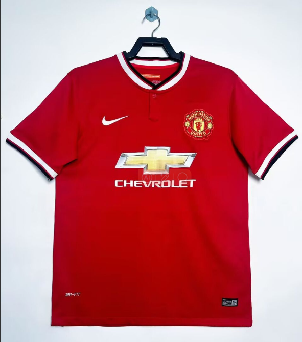 2014-15 Mens Manchester United Home red soccer Jersey