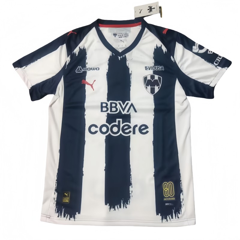 2025-26 Monterrey home blue Soccer Jersey