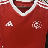 2025-26  Women  Internacional red home soccer Jersey