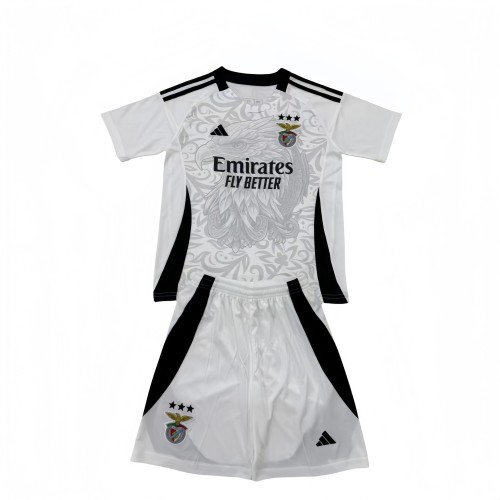 2025-26 KIDS Benfica white Concept Edition soccer Jersey