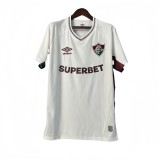 2025-26 Mens  Fluminense white away Fans Soccer Jersey