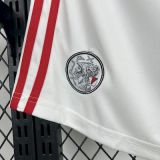 2025-26 Mens Ajax  white home Shorts Pants
