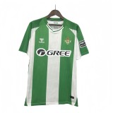 2025-26  Mens Real Betis home green  white Soccer Jersey