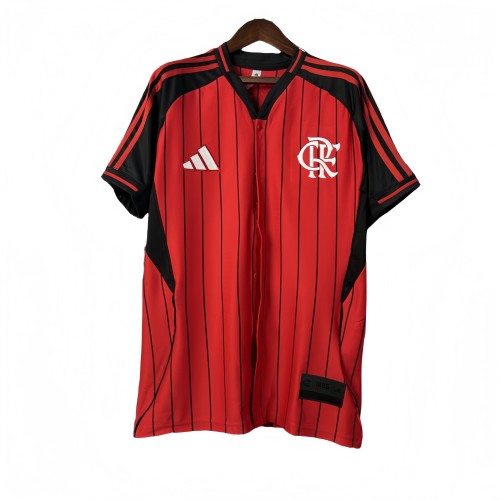 2025-26 Mens Flamengo red baseball uniform Jersey