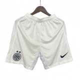 2025-26 Mens Inter Milan away white Shorts Pants
