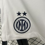 2025-26 Mens Inter Milan away white Shorts Pants