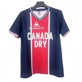 Mens Retro psg  Home blue soccer Jersey  1974