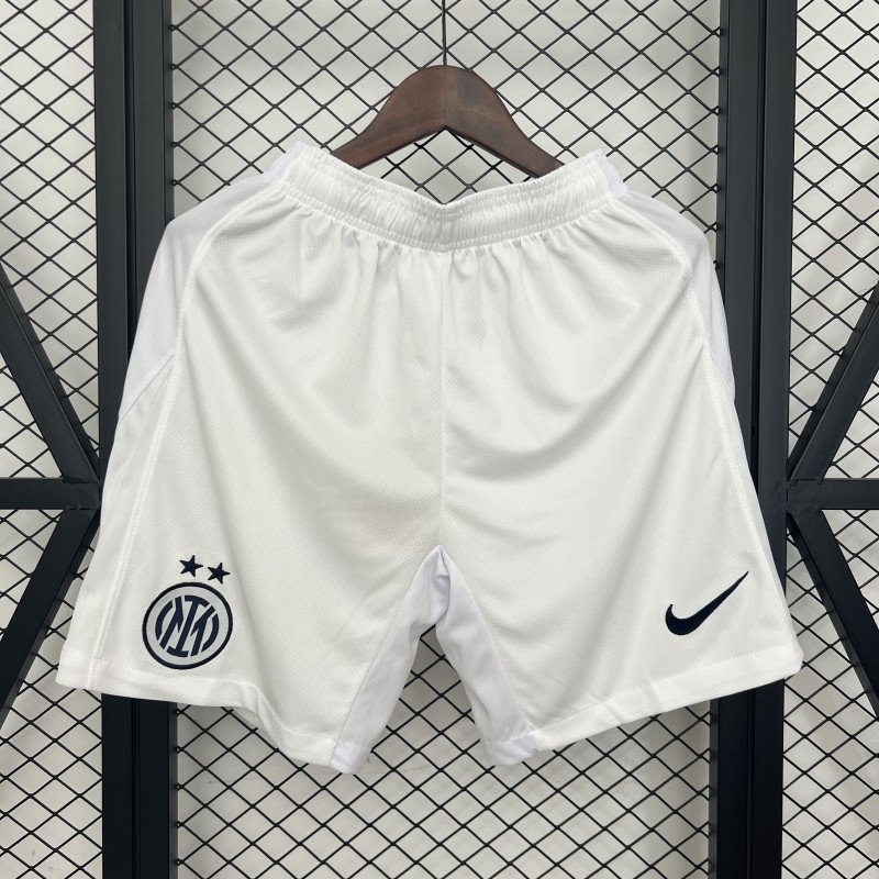 2025-26 Mens Inter Milan away white Shorts Pants