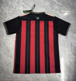 2025-26 Mens Bohemian home red black soccer jersey