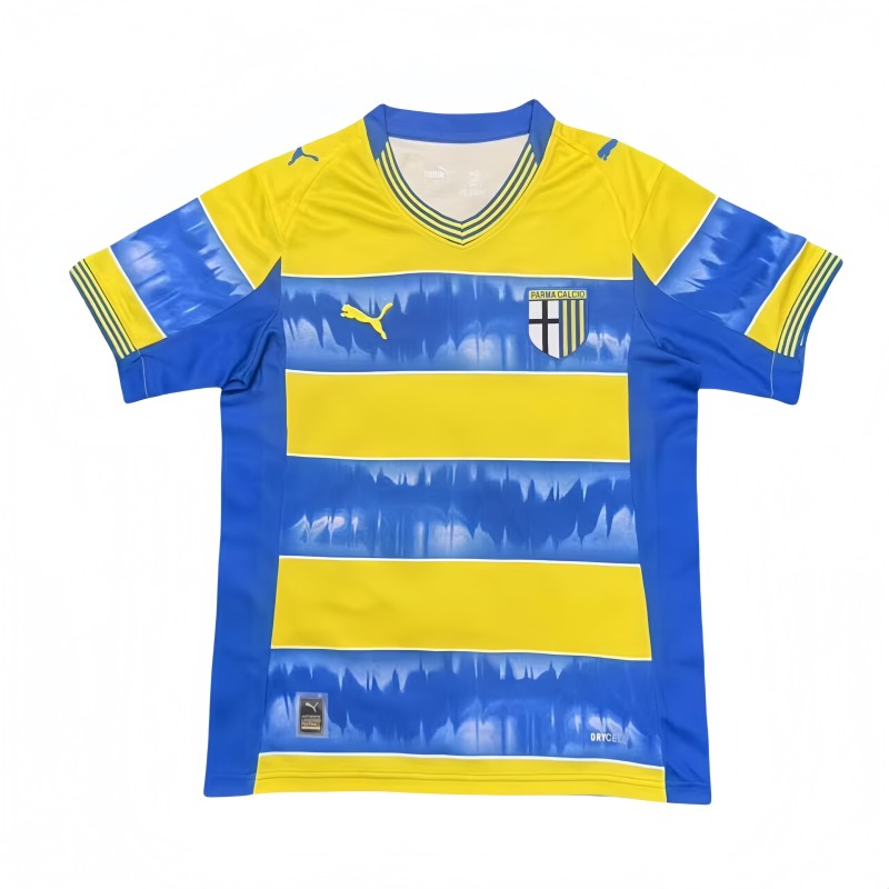 2025-26 Men’s Parma Calcio  away Yellow Blue soccer Jersey