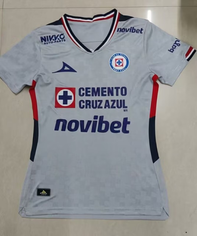 2025-26  Women Cruz Azul  away soccer Jersey