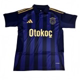 2025-26 Mens Fenerbahce Third away blue  soccer jersey
