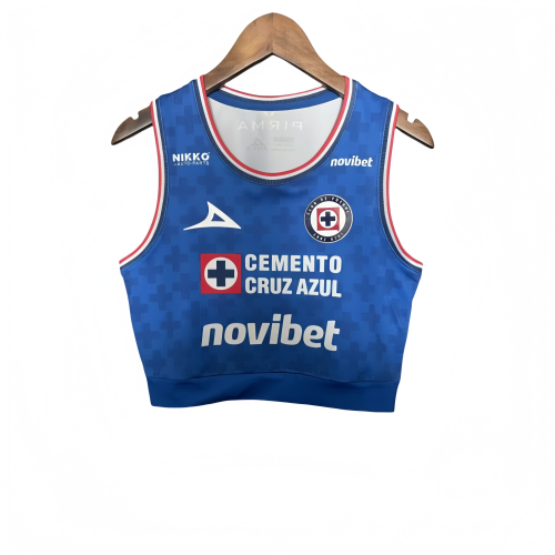 2025-26 Women Cruz Azul vest blue soccer Jersey