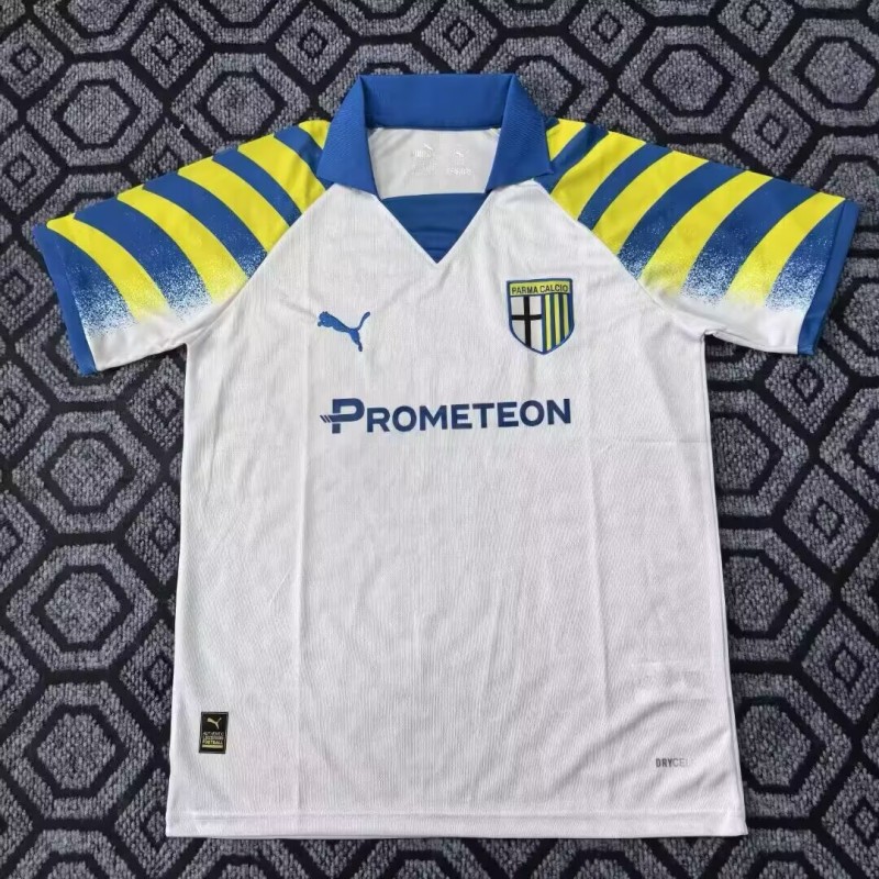 2025-26 Men’s Parma Calcio Third away white soccer Jersey
