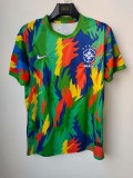 2025-26 Mens Brazil  Camouflage Green  soccer jersey