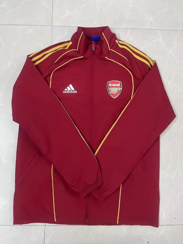 2025-26 Mens Arsenal red  high-quality  windbreaker
