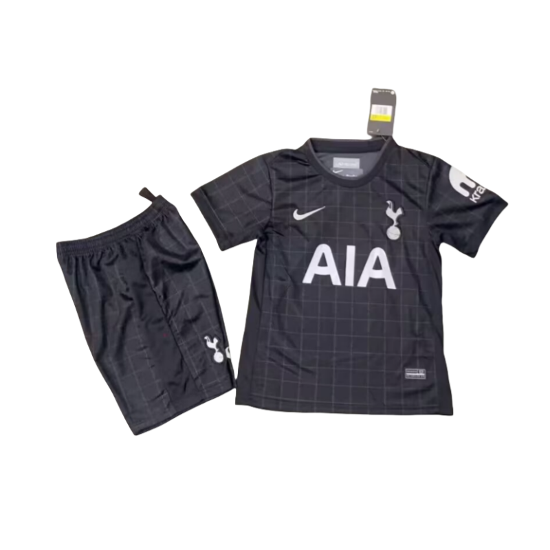 Kids Tottenham Hotspur away black soccer Jersey  2025-26