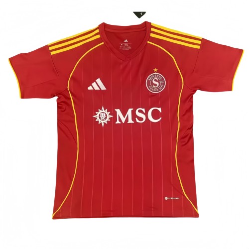 2025-26 Mens Servette FC Home red Soccer Jersey