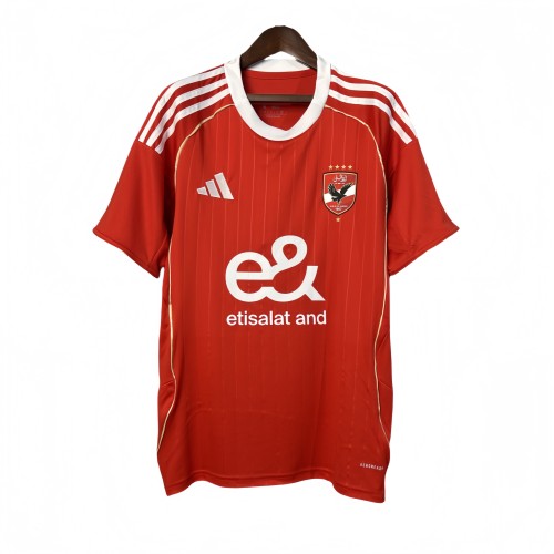 2025-26 Mens AL AHLY SC Home red Soccer Jersey