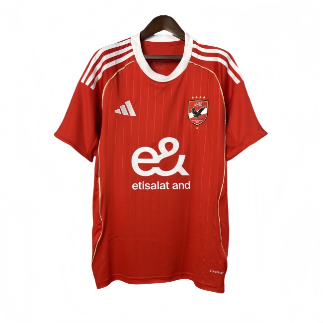 2025-26 Mens AL AHLY SC Home red Soccer Jersey
