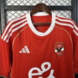 2025-26 Mens AL AHLY SC Home red Soccer Jersey