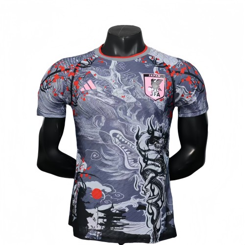 2025-26 Mens Japan Special Edition dragon blue  Player Version Soccer Jersey