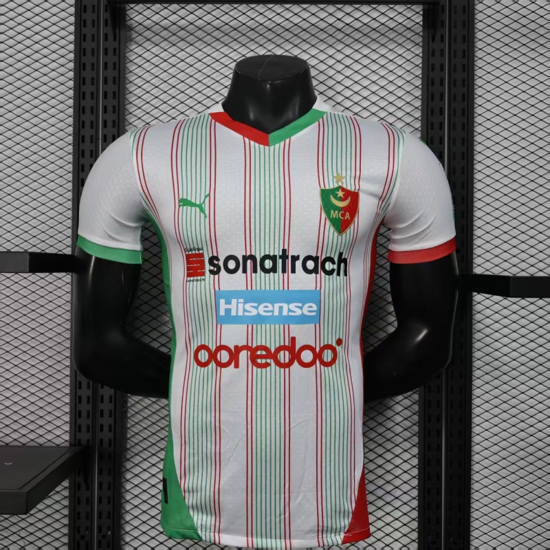 2025-26 Mens  MC Alger home  Player version soccer jersey