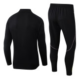 2025-26 Mens Juventus black half-pull Training suit