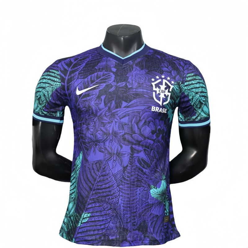 2025-26Mens Brazil Special Edition Purple Player version soccer jersey