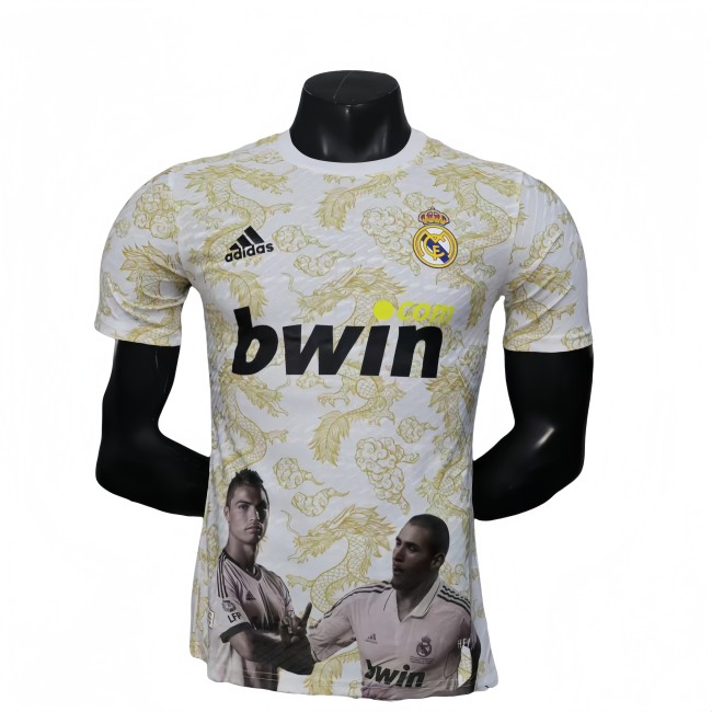 2025-26 Mens Real Madrid white Player Special Edition soccer jersey
