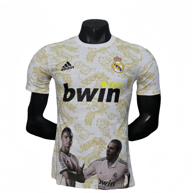2025-26 Mens Real Madrid white Player Special Edition soccer jersey