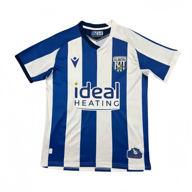 2025-26 Mens West Bromwich home blue white soccer jersey
