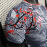 2025-26 Mens Japan Special Edition dragon blue  Player Version Soccer Jersey