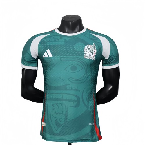 2025-26 Mens Mexico Player version special edition blue soccer jersey