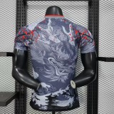 2025-26 Mens Japan Special Edition dragon blue  Player Version Soccer Jersey