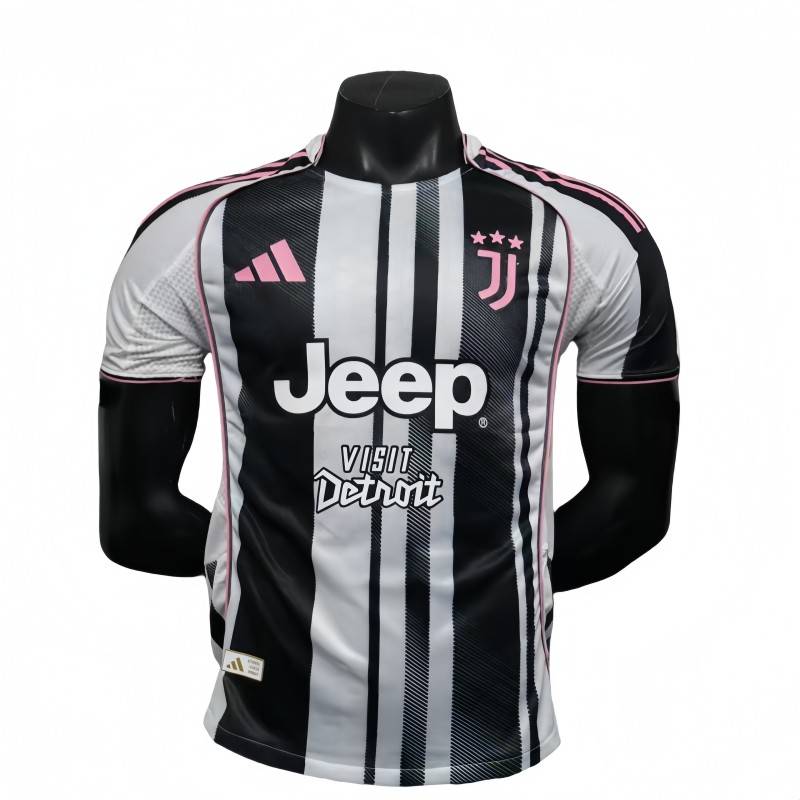 2025-26  Mens Juventus home new Advertisement Player version Jersey