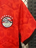 2025-26  Men’s Egypt  home Red training suit soccer Jersey