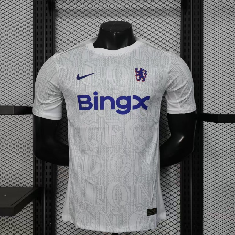 2025-26 Mens Chelsea white Player Version soccer Jersey