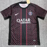 2025-26Mens psg black Red Special Edition soccer jersey（Have One Stars⭐)