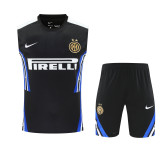 2025/26 Mens Inter Milan black vest Training Short Suit