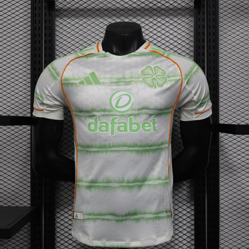 2025-26 Mens Celtic Third away Player version soccer Jersey