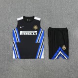 2025/26 Mens Inter Milan black vest Training Short Suit