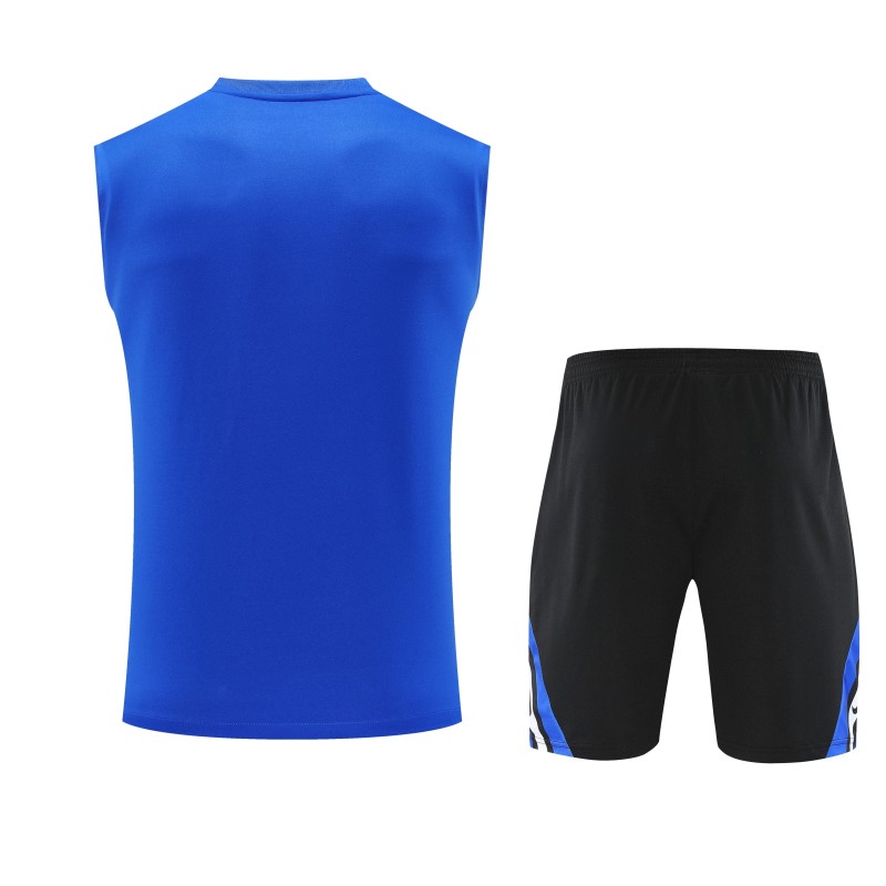 2025/26 Mens Inter Milan blue vest Training Short Suit