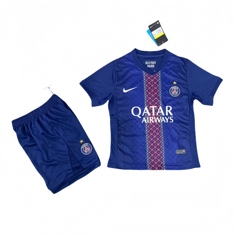2025/26 Kids PSG home soccer jersey（Have One Stars⭐)