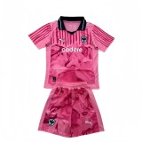 2025-26 Kids Monterrey  pink goalkeeper Soccer Jersey