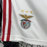 2025-26 Mens Benfica home white Shorts Pants
