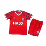 2025-26 Kids Ipswich away red Soccer Jersey