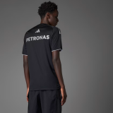 2025 F1 Mercedes Black T-Shirts Racing Suit