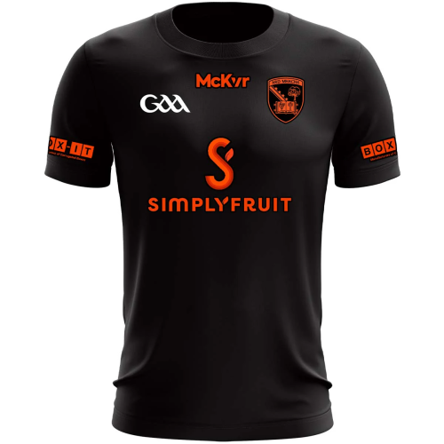 2025Mens Armagh Away  black Rugby Jersey