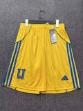2025-26 Mens Tigres UANL  home yellow  Shorts Pants